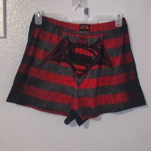 Superman red grey large boxers